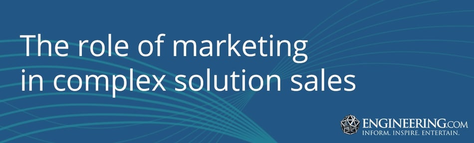 The Role of Marketing in Complex Solution Sales: using PLM as an example