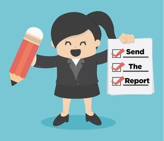 Have respondents and interviewees opt in to receive the report generating immediate leads